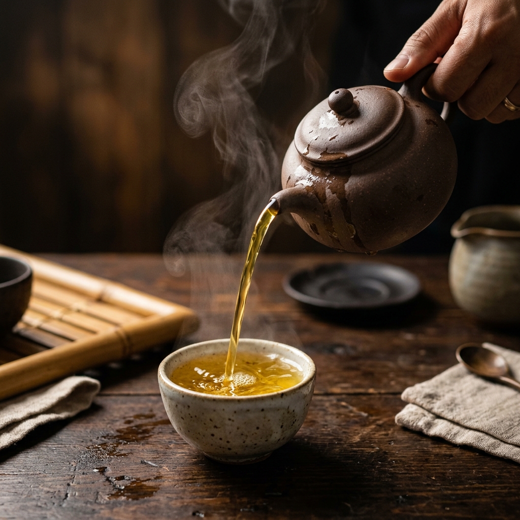Đồi chè sương sớm vùng sông Cầu